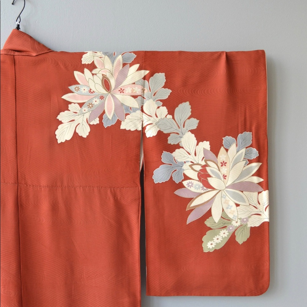 VTG Silk Kimono Robe - Picture 2 of 12
